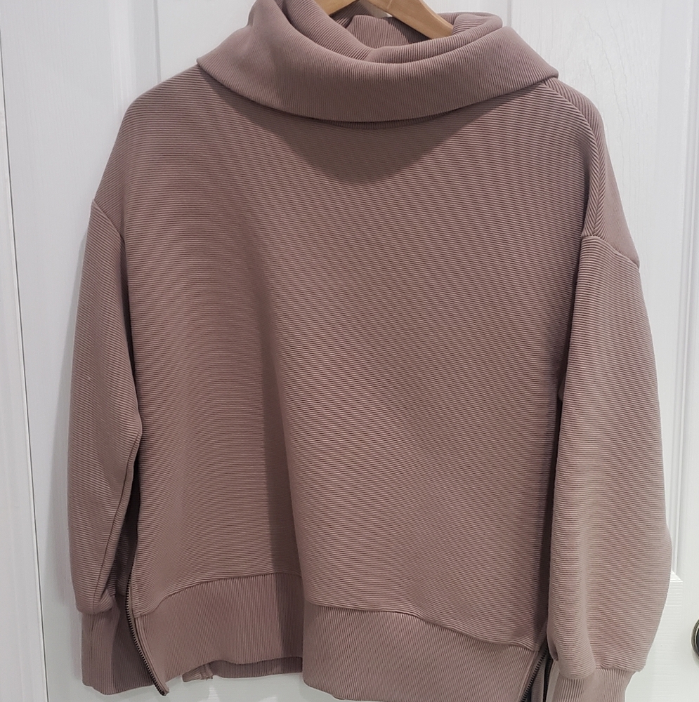 Women's Cozy Cowl Neck Sweater - Pink